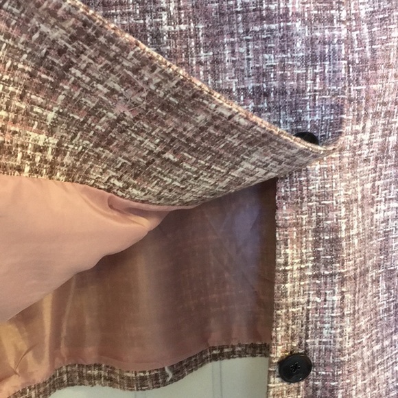 26W Avenue Pink Tweed. 🎀 Brand New Tweed Jacket, with Peter Pan Collar. - Picture 11 of 14